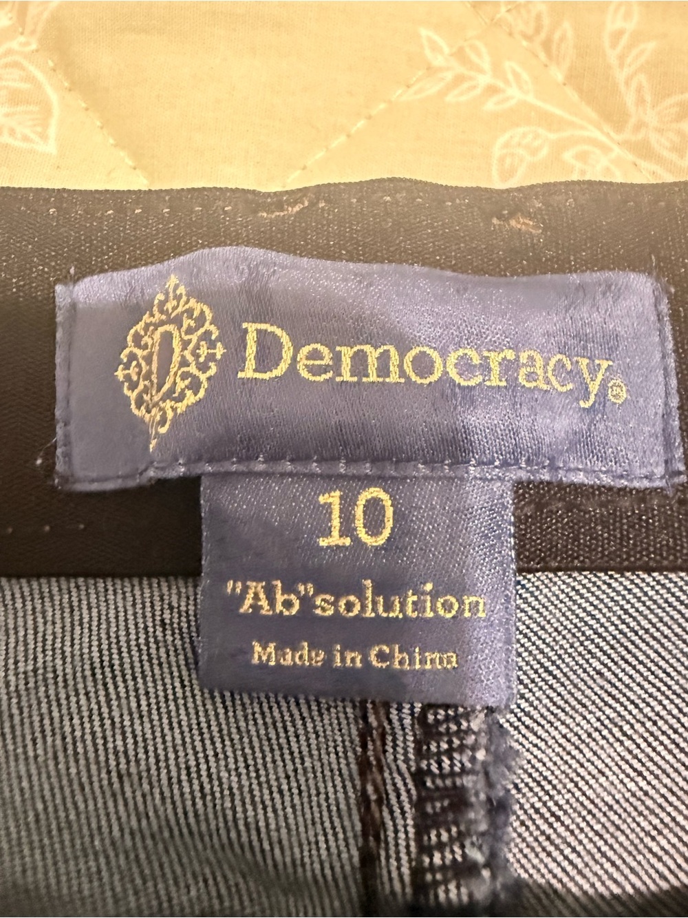 Democracy Dark Indigo Skinny Jeans - Picture 2 of 7